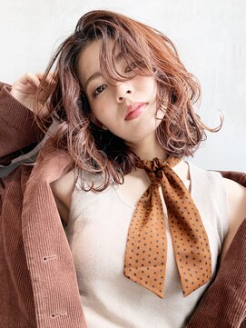 アイティー バイ アルバム 中野店(IT by ALBUM) ナチュラルウエーブ_耳かけウェーブパーマ_46785