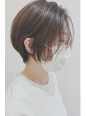 【morio熊本】マスクに似合う×前下がりショート.k