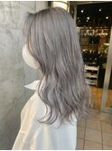 透明感◎シルバーグレージュ