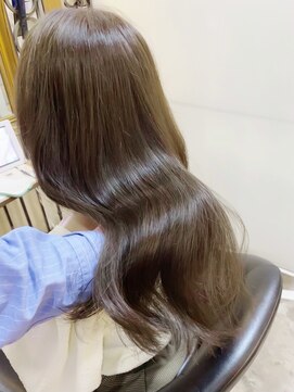 アリュウル 表参道(ALLURE) 圧倒的艶感ラベンダーベージュ ブリーチなし ダブルカラー