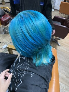 アヤメ(ayame) 【ayame大泉学園】パーフェクトシアン＿クレイジーカラー_