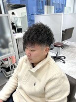 キートス(Kiitos)&nbsp;ソフトツイストパーマ　前下がりマッシュ