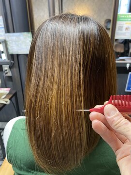 アローズ 荒尾店(arose) 髪質改善カラーうる艶ストレートブラウンナチュラルミディアム