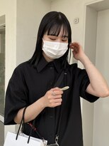 カサネ(casane)&nbsp;暗髪ストレートヘア