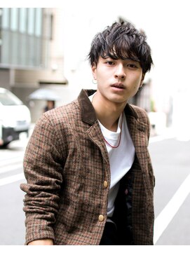 アントワープトーキョー(antwerp TOKYO) 『力石サトシ』波巻き束感ショートツーブロックマッシュ