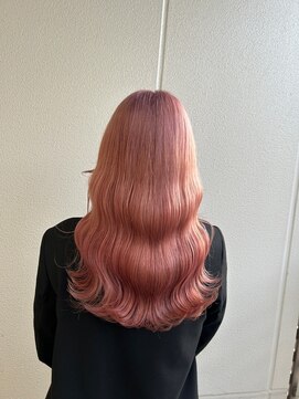 ガリカ シーム(Gallica/SEAM) 【桑原雪音】透明感ピンクベージュ/暖色系カラー/ゆるふわロング