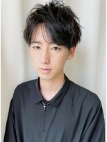 リコ 池袋東口店(Liko)&nbsp;メンズカット黒髪 束感ニュアンスパーマ