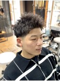 スパイキーショート ローフェード