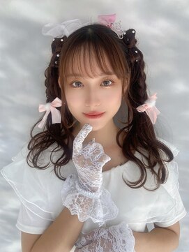 ラビス(Lovis) ハッシュカット/フルバング/似合わせカット/レッドブラウン