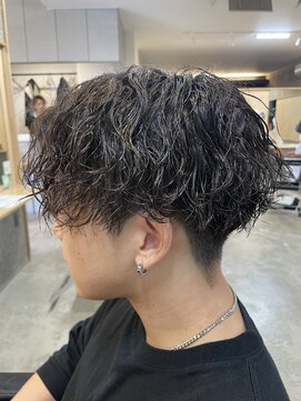 ニアウ 伊勢崎連取店(Niau) メンズマッシュツイストスパイラルパーマ