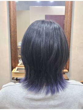 シェルビー 新宿(SHELBe) ホブルフ×エンドデザインカラー[新宿/髪質改善]