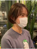 【DIFINO 青山】似合わせショート/ミルクティーブラウン