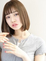 ミンクス渋谷スマートサロン(MINX shibuya smart salon)&nbsp;切りっぱなしボブ エアリーロング 美髪 ピンクブラウン