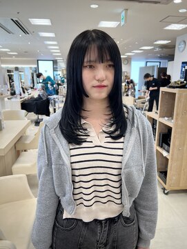 ケンジ 平塚ラスカ店(KENJE) 姫カット/レイヤー/レイヤースタイル/中韓MIX/ワンホンレイヤー
