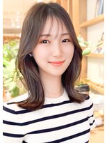 ルエ(rue) くびれミディアムレイヤーウルフ30代40代似合わせ京都◎前髪あり