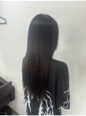 #プルエクステ#黒髪#黒髪ロング