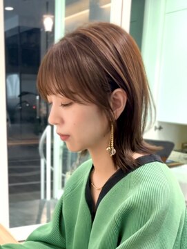 ビューエヒメ(VIEW EHIME) 顔まわり/レイヤーカット/韓国/ロングヘア/ベージュ