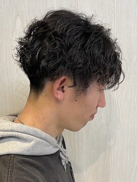 ヘアーアンドビューティーガーデン(HAIR AND BEAUTY GARDEN) 栃木メンズセンターパートウルフニュアンスパーマカルマパーマ