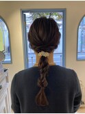 ヘアアレンジセット結婚式パーティー赤羽