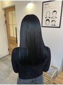 ぷつっとカット×ブルーブラック