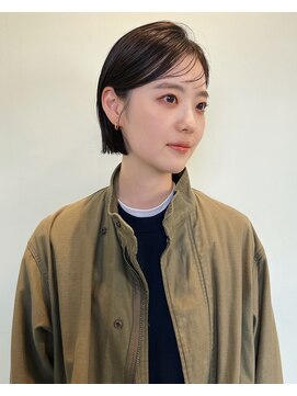 ユー(yew) ミニボブ×産毛バング