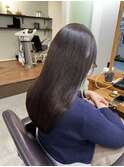 艶髪ストレート×ロング×ブラウン×エイジング毛【広島】