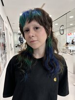 スノットバイガルテ(SNOT by GARTE)&nbsp;ウルフカット/デザインカラー/ブリーチ