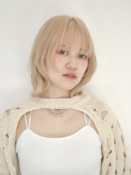 エアー 銀座(air) ミルクティーベージュ/ダブルカラー/ブリーチ/ハイトーン