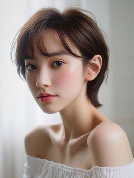 エンジェル 青葉台(ANGEL)の写真/"小顔魅せ×美シルエット"で360度どこから見ても可愛いが叶う!柔らかな女性らしさも兼ね備えた美ショートへ