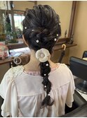 あみおろしヘア