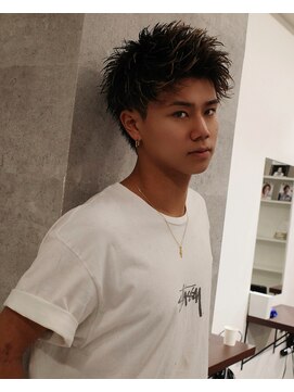 ゴールド 渋谷本店(GOALD) アップバングモヒカンツイストスパイラルスパイキー