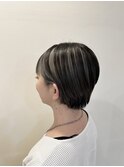 コンパクトショート×インナーカラー