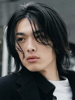 フィフスパーク(fifth PARK)&nbsp;緩め波巻きスパイラルパーマセンターパートウルフサーフカール