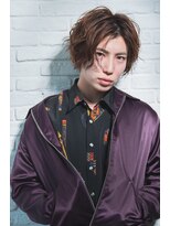メンズサロン Johnny MEN 下北沢店【ジョニーメン】 men's/メンズ/リバースセンターパート/メンズパーマダウンパーマ