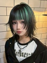 ベレーザ 渋谷(BELEZA)&nbsp;18497エンドカラー韓国ルーツカラーレイヤーアンブレラカラー