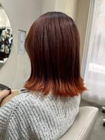 ハツメイ 川崎西口店(HATSUMEI) オレンジ裾カラー