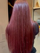 ヘアプレイスソル (HAIR PLACE SoL)&nbsp;縮毛矯正ストレート/ロング/艶髪/ピンクレッド