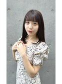 大人可愛いミディアムストレート【銀座】20代30代40代50代