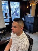 フレンチクロップメンズマッシュラルフカールソフトモヒカン