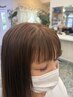 【フェイスライン髪質改善ストレート カット】 ¥8690⇒¥8140