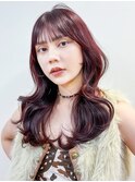ワインレッド×ヨシンモリヘア_F1677