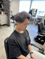 シンバ(Simba)&nbsp;スパイキーツイストパーマ　ダークシルバー