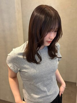 リタ(Lita.) 顔周りレイヤー/ナチュラルブラウン/大人可愛い【新保/青江】