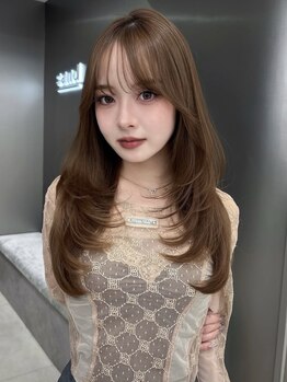 サンドナル 鹿児島天文館(sand NALU)の写真/雑誌掲載多数の実力派スタイリスト*数ミリまでこだわる小顔ひし形シルエット[鹿児島天文館/レイヤーカット]
