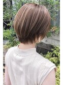 簡単スタイリングの大人ショート☆