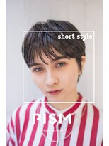 ピズム(PISM)&nbsp;耳かけマッシュイメチェンショート／フォギーベージュ