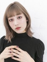 プライズ 所沢プロぺ通り店(prize)&nbsp;小顔くすみカラーくびれショート前髪外国風カラー【Prize所沢】