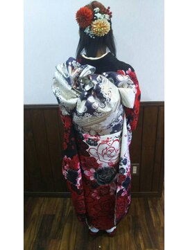 アンティーク(Antique) 【Antique】成人式ハーフアップ