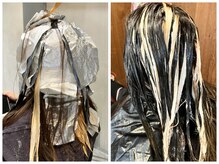 ハイライトは100%オーダーメイドです！必要に応じて、様々な技法を使います。