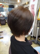 ヴァンテアン 巣鴨店 30代40代50代◎大人ナチュラルショートボブ、ノンジアミンカラー